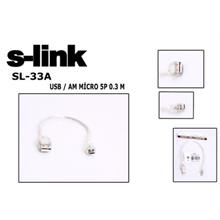 S-Link Sl-33A 0.3M Usb Am-Mıcro5P Kablosu