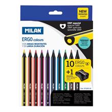 Mılan 07229110Ergo Kuru Boya Kalemi - 10 Lu
