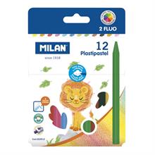 Mılan 022R12 Plastıpastel Mum Pastel Boya 12Lı