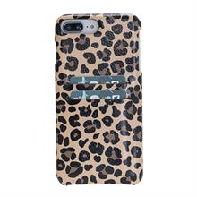Apple İphone 7-8 Plus Uyumlu Deri Arka Kapak F360 Leopar Ne