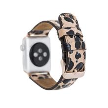 Apple Watch Uyumlu Deri Kordon 42-44-45Mm Leopar Ne
