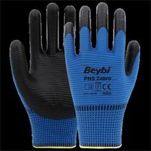 Beybi Nitril Pmk Pn5 Zebra Mavi Siyah10 Beden 12Li Paket (En388 2121X)