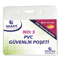 Mapi Özel Ebat Pvc Güvenlik Kartı Poşeti No:5 85X115 100Lü Paket