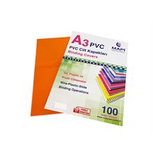 Mapi A3 Pvc Opak Cilt Kapak Turuncu 100 Lü