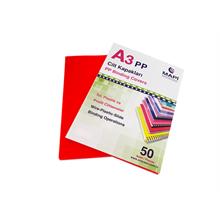 Mapi A3 Pp Opak Kapak (Kum Desen) 350 Micron Kırmızı 50 Li