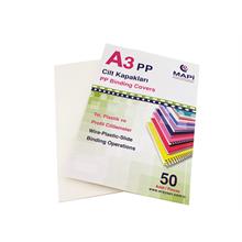 Mapi A3 Pp Opak Kapak (Kum Desen) 450 Micron Beyaz 50 Li