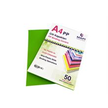 Mapi A4 Pp Fosforlu Kapak 550 Micron Fosforlu Yeşil 50 Li