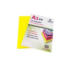 Mapi A3 Pp Fosforlu Kapak 550 Micron Fosforlu Sarı 50 Li