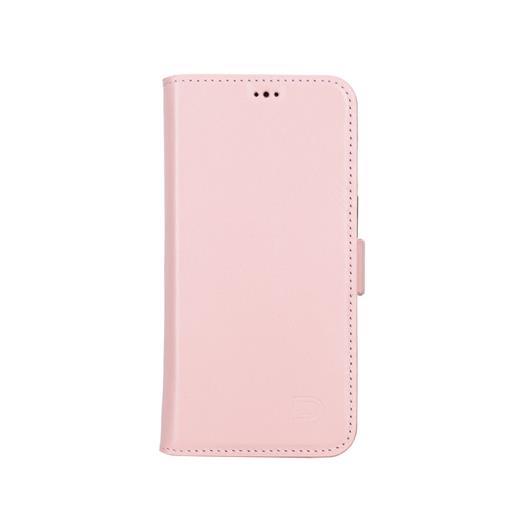 Apple İphone 13 Uyumlu Deri Cüzdanlı Kılıf Toz Pembe