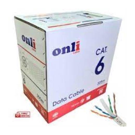 Onli On-6006 U-Utp 23 Awg Cca-Pe Outdoor 305 Metre Cat6 Kablo