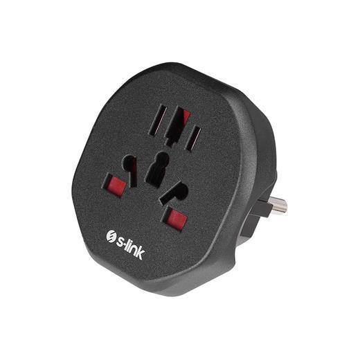 S-Link Sl-Wl09 Universal - Türk Çevirici Çevirici Priz Adaptör