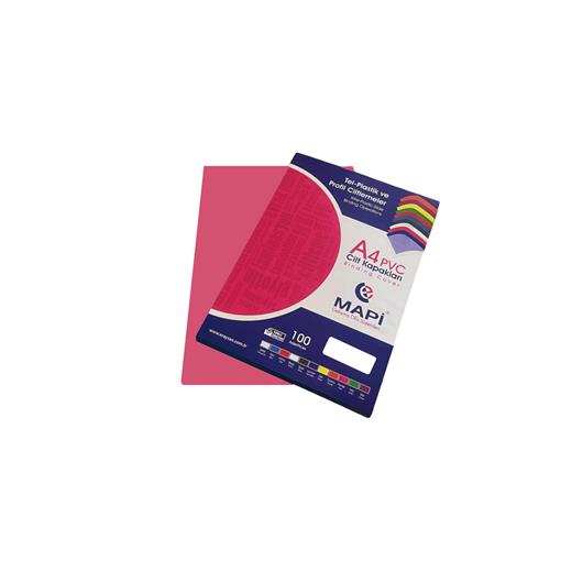 Mapi A4 Pvc Opak Cilt Kapak Pembe 100 Lü