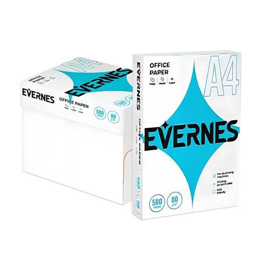 Evernes A4 Fotokopi Kağıdı 80Gr 1 Koli 5 Paket 2500 Sayfa