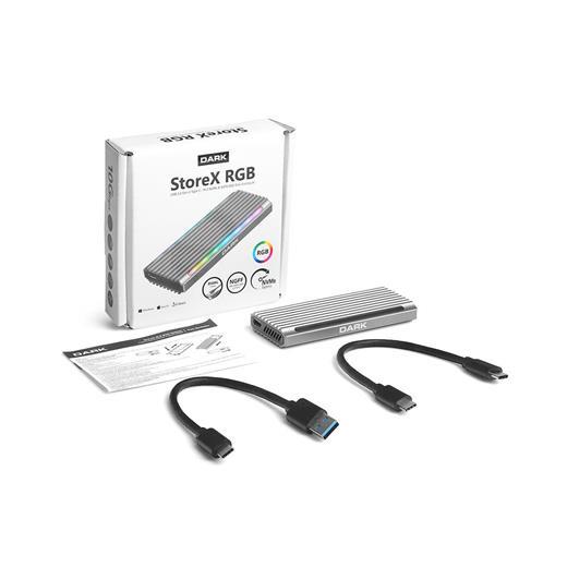 Dark Dk-Ac-Dsem6 Usb 3.1 Type-C M.2 Nvme -Ngff Led Göstergeli  Disk Kutusu