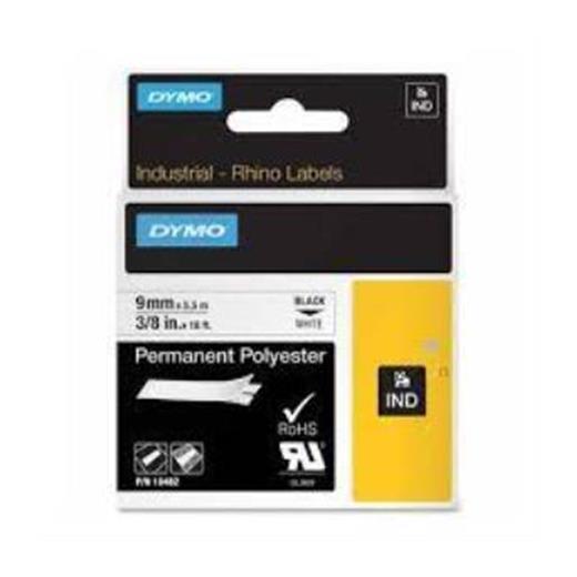 Dymo 1868736 Xtl Sabit Polyester Düz Yüzey 9 X 9 Beyaz-Siyah