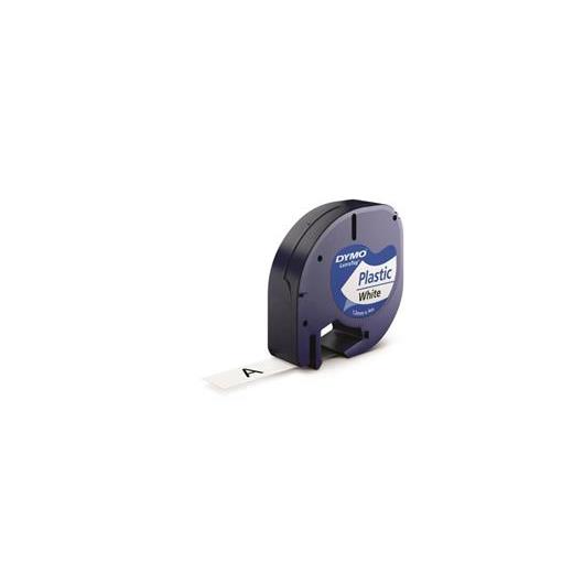 Dymo S0721660 Letratag Plastik Etiket 12 Mm X 4 Metre Beyaz 91201