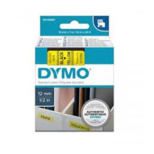Dymo S0720850 D1 Yedek Şerit, 19 Mm X 7 Mt, Beyaz- Kırmızı (45805)