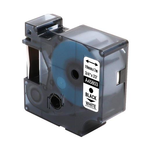 Dymo S0720930 D1 Yedek Şerit, 24 Mm X 7 Mt, Beyaz- Siyah (53713)