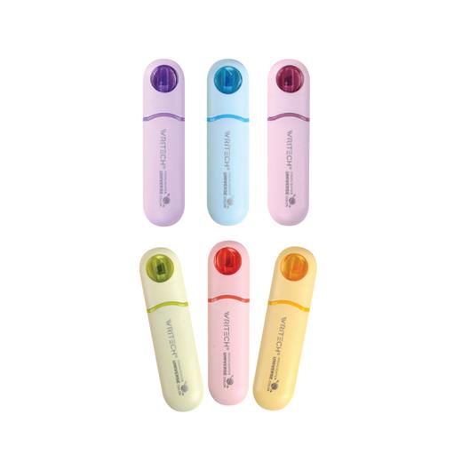 Wrıtech W-8154 Astronot Fosforlu Kalem Pastel Yeşil - 12Li Kutu