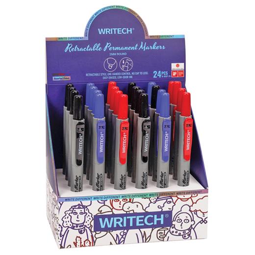 Wrıtech W-805P Basmalı Permanent Kalem - 24Lü Set