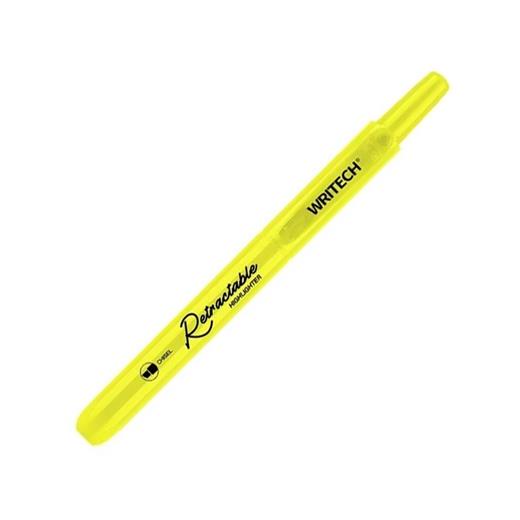 Wrıtech W-805S Basmalı Fosforlu Kalem Neon Sarı - 12Li Kutu
