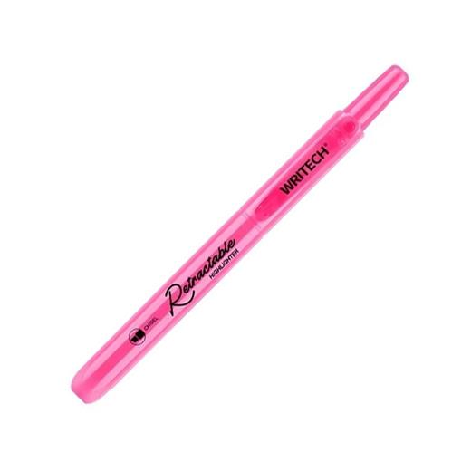 Wrıtech W-805S Basmalı Fosforlu Kalem Neon Pembe - 12Li Kutu