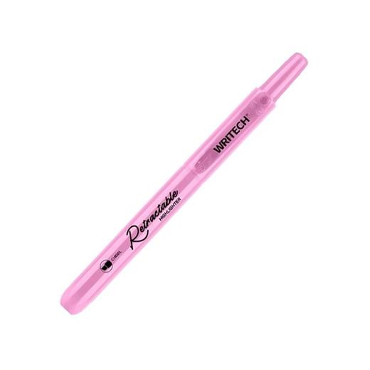 Wrıtech W-805S Basmalı Fosforlu Kalem Pastel Pembe - 12Li Kutu
