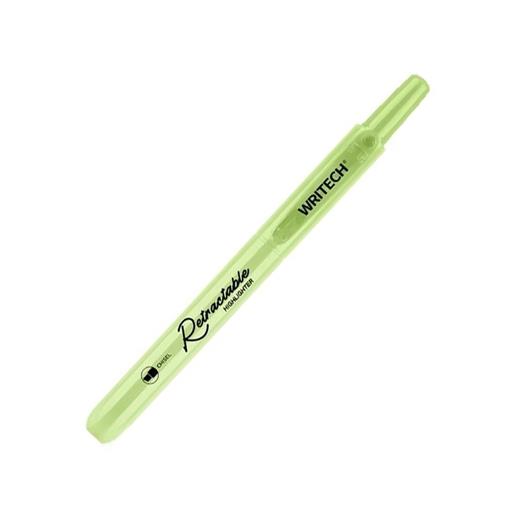 Wrıtech W-805S Basmalı Fosforlu Kalem Pastel Açık Yeşil - 12Li Kutu