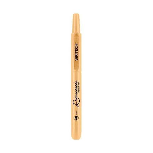 Wrıtech W-805S Basmalı Fosforlu Kalem Pastel Açık Turuncu - 12Li Kutu