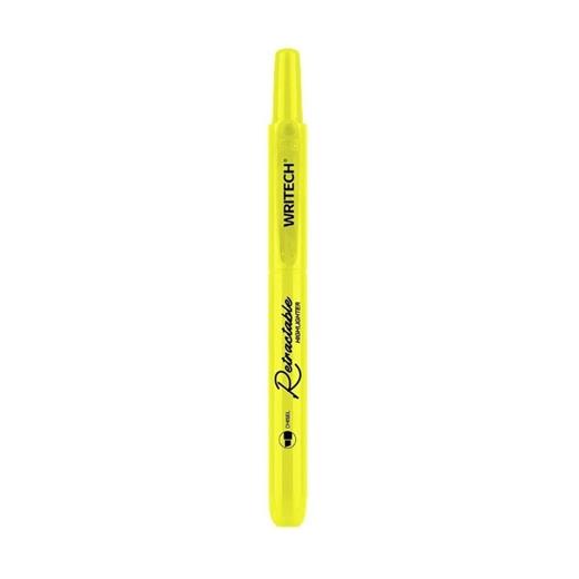 Wrıtech W-805S Basmalı Fosforlu Kalem Refıll Neon Sarı - 12Li Kutu