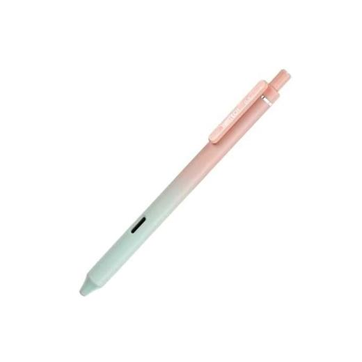 Wrıtech W-0171 Aurora Pembe-Yeşil Gövde Mavi Jel Kalem - 12Li Kutu
