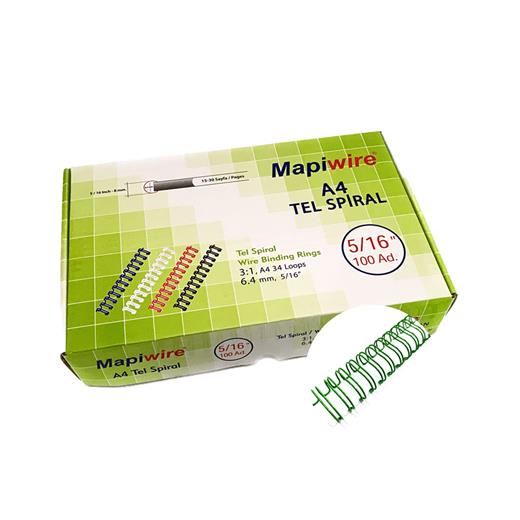 Mapiwire 5/16 Kutu Tel Yeşil 100 Ad.