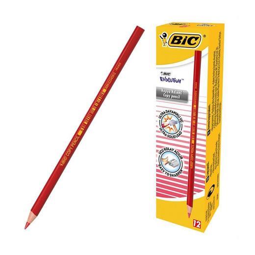 Bic Evolutıon Kırmızı Kopya Kalemi 12Li Paket