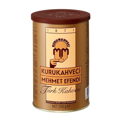 Kurukahveci Mehmet Efendi Türk Kahvesi Teneke Kutu 250 Gr