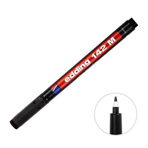 Edding 142 M Permanent Asetat Cd Kalemi 1 Mm Uçlu Siyah