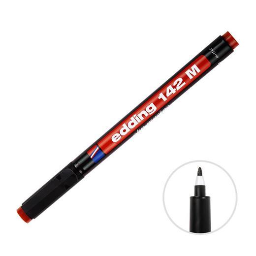 Edding 142 M Permanent Asetat Cd Kalemi 1 Mm Uçlu Kırmızı