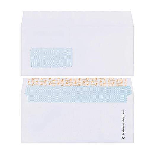 Teknomeda Diplomat Zarf Pencereli 90 Gr 10.5Cmx24Cm 50Li Paket