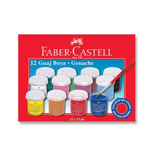 Faber Castell Guaj Boya Şişe 12 Renk