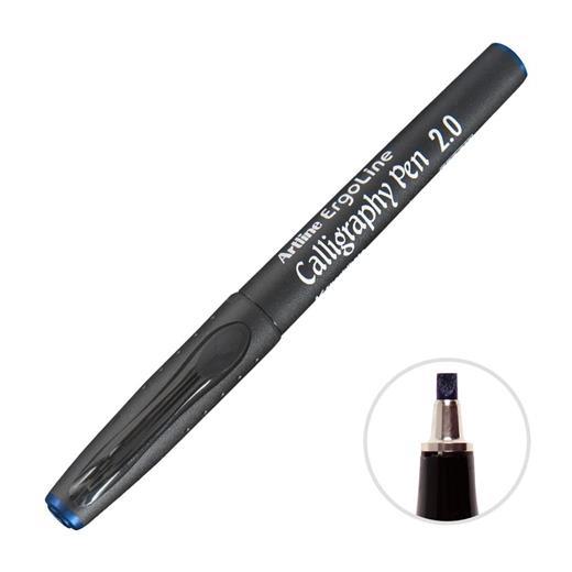 Artline Erg-242 Kaligrafi Kalemi 2 Mm Mavi
