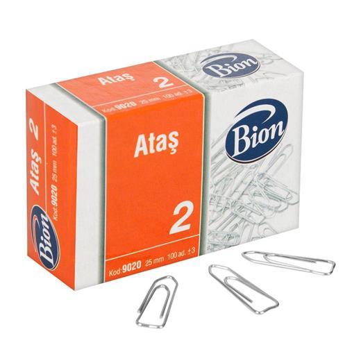Mas 9020 Bion Ataş 25 Mm No:2 100Lü Paket