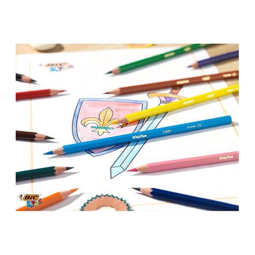 Bic Evolutıon Kuruboya Kalemi 24+1 Renk Metal Tüp