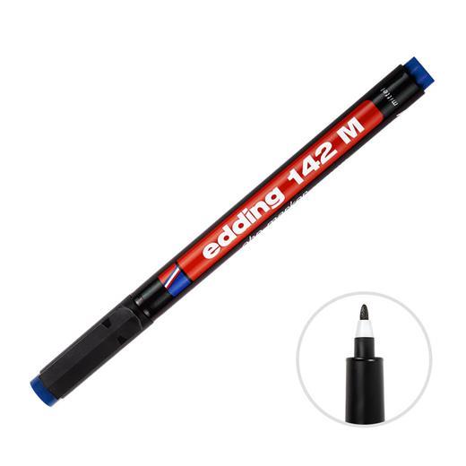 Edding 142 M Permanent Asetat Cd Kalemi 1 Mm Uçlu Mavi