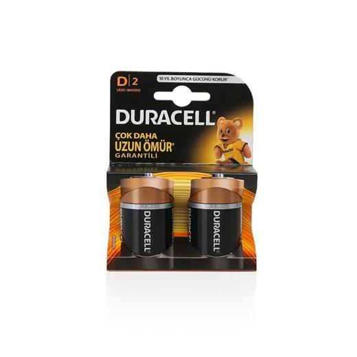 Duracell D Büyük Pil 2Li Kart