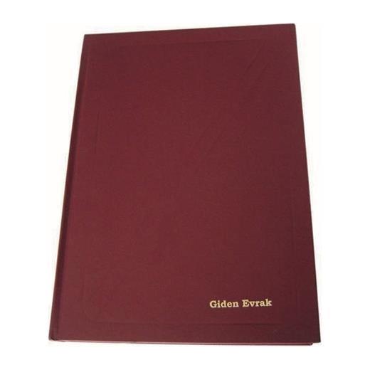 Dilman Giden Evrak Defteri 96 Yaprak 24 Cm X 34 Cm