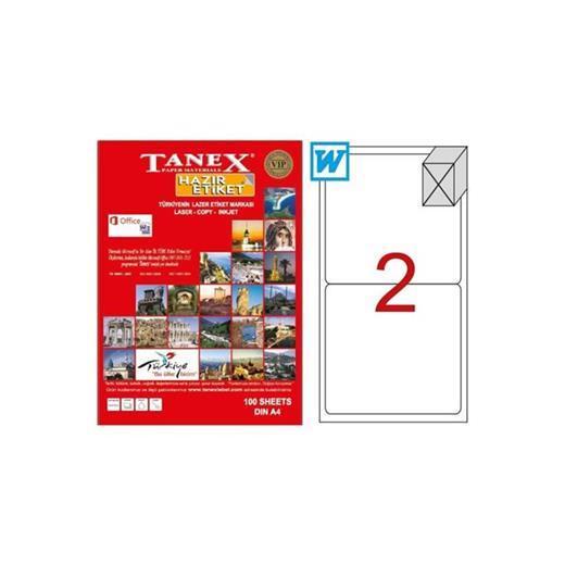 Tanex Tw-2002 Beyaz Sevkiyat Ve Lojistik Etiketi 199.6 Mm X 143.5 Mm