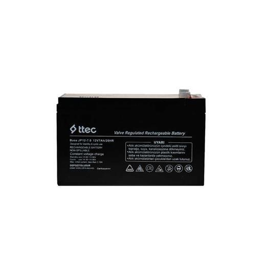 Ttec Base 12V 7Ah Bakımsız Kuru Akü
