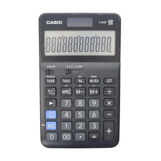 Casio J-120F 12 Hane Masa Üstü Hesap Makinesi