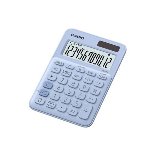 Casio Ms-20Uc-Lb 12 Hane Açık Mavi Masa Üstü Hesap Makinesi