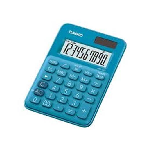 Casio Ms-7Uc-Bu 10 Hane Mavi Masa Üstü Hesap Makinesi