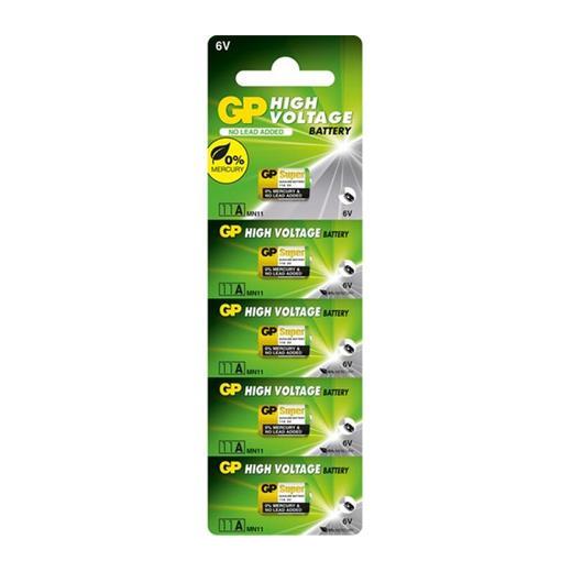 Gp 11A 6V Alkalin Pil 5